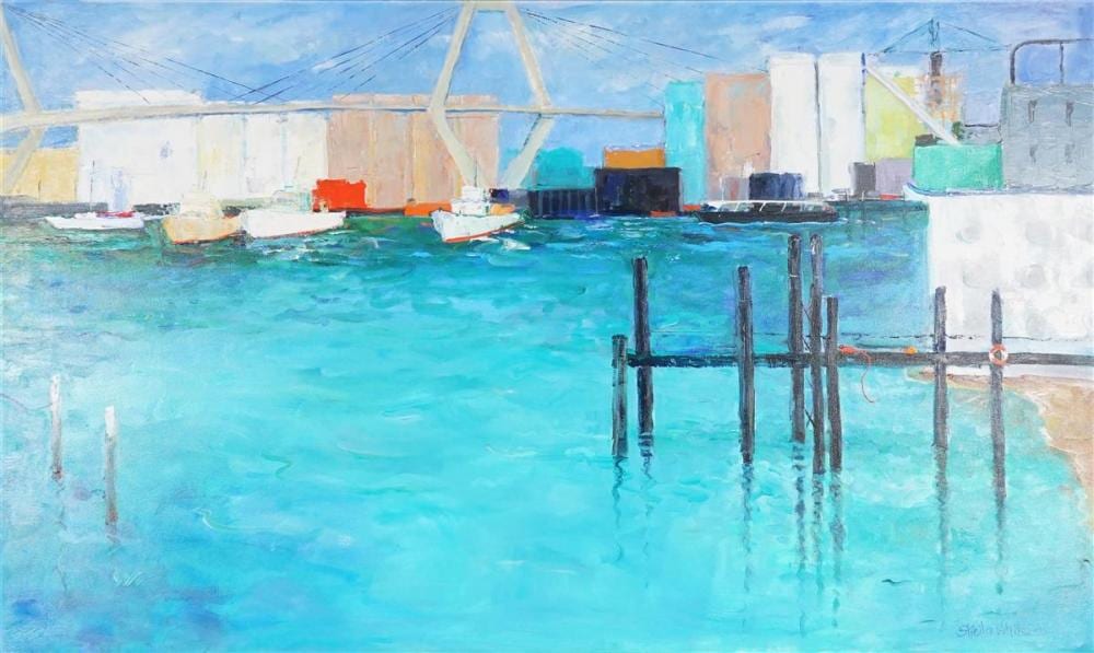 Sheila White comparable auction result: sheila white 1927 blackwattle bay 2001 92 x 152 5cm