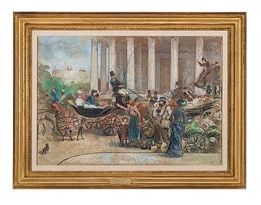Charles Giron comparable auction result: charles giron french 1850 1914 les deux soeurs pastel on paper 18 1 8 x 26 3 8 in 46 x 67 cm