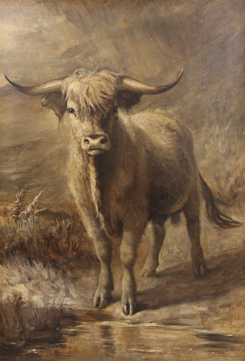 Joseph Denovan (1842) Adam comparable auction result: joseph denovan adam 1842 1896 stag in a highland landscape and highland