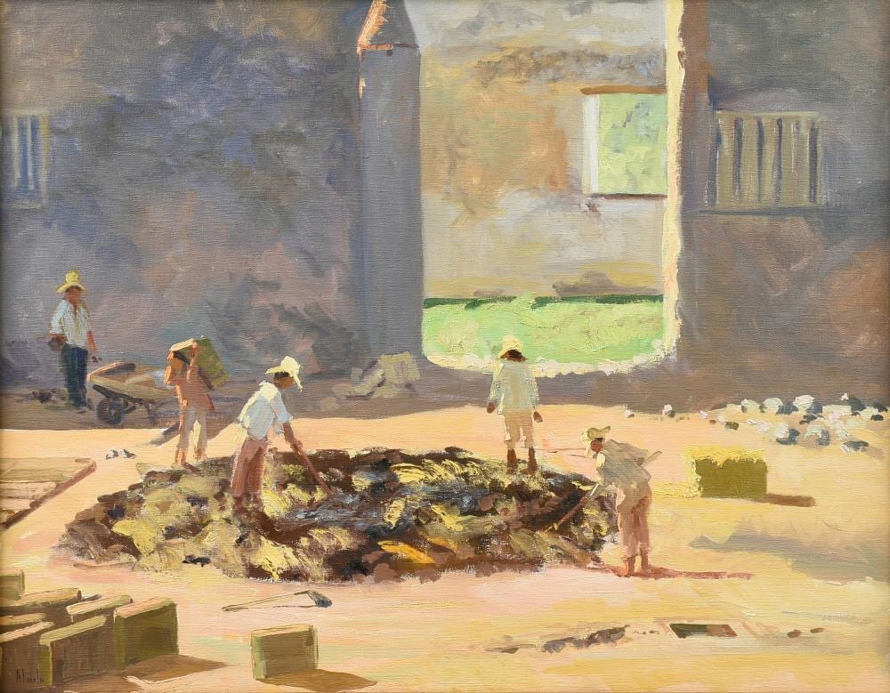 mario almela mexican 1940 2017 a painting molino de flores · Simpson Galleries, LLC · 2019-09-21 Mario Almela Espinosa de los Monteros comparable auction result: mario almela mexican 1940 2017 a painting molino de flores