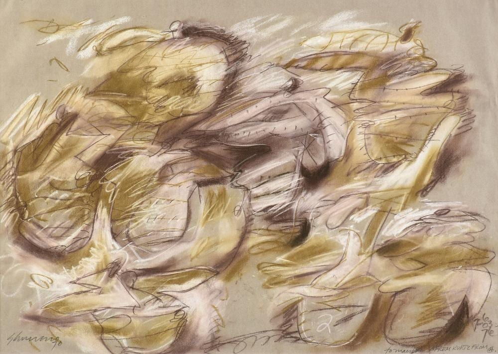 Gilberto Aceves Navarro comparable auction result: gilberto aceves navarro mexican b 1931 a drawing to maestro efrem kurtz 1976