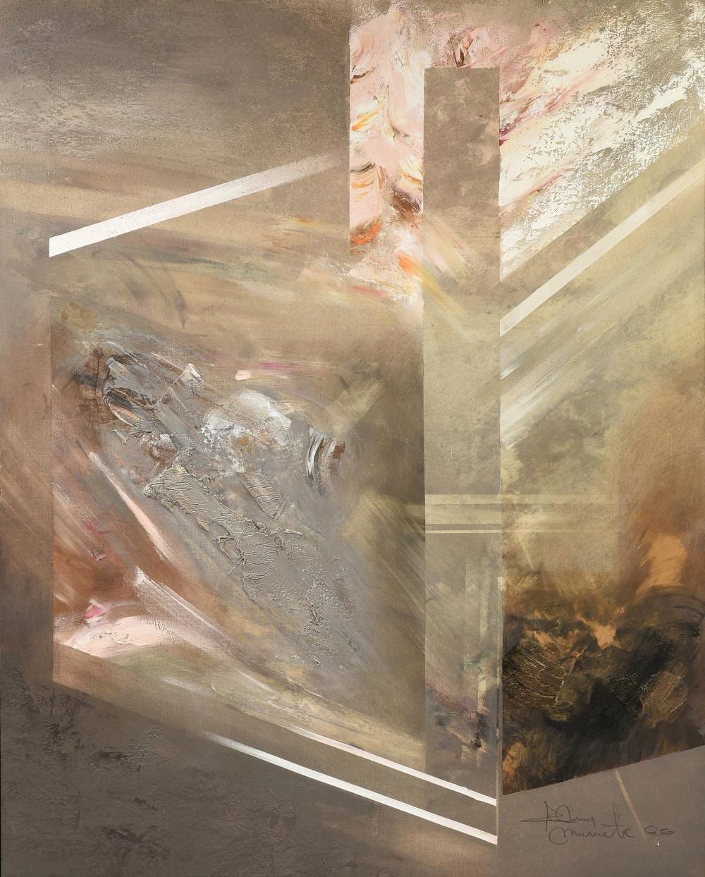 Gustavo Arias Murueta comparable auction result: gustavo arias murueta mexican 1923 2019 la huida de venus 1986