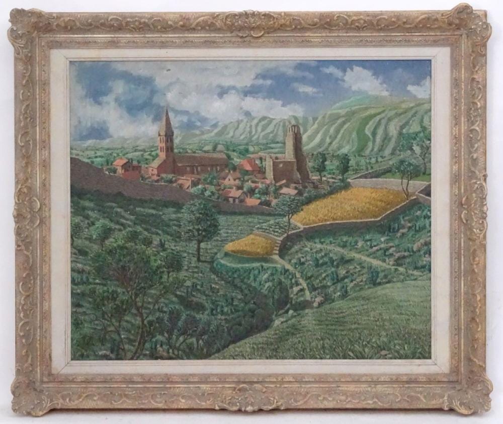 Charles Ginner comparable auction result: charles ginner 1878 1952 oil on canvas a continental vista with church