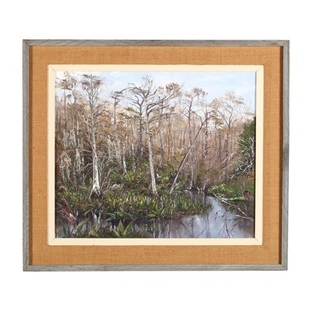 Sam Vinikoff comparable auction result: sam vinikoff fl 1919 2010 wooded marshland everglades