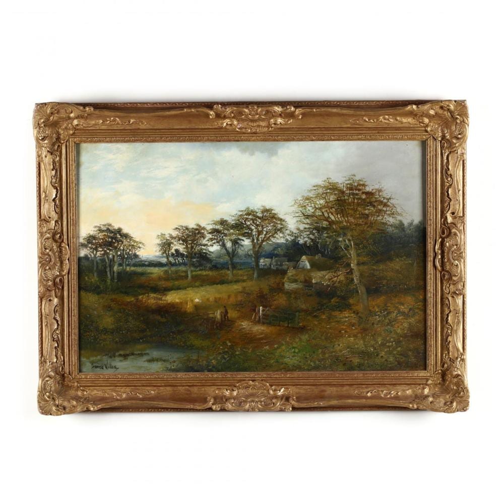 James (1872) Wallace comparable auction result: james wallace british 1872 1911 pastoral landscape