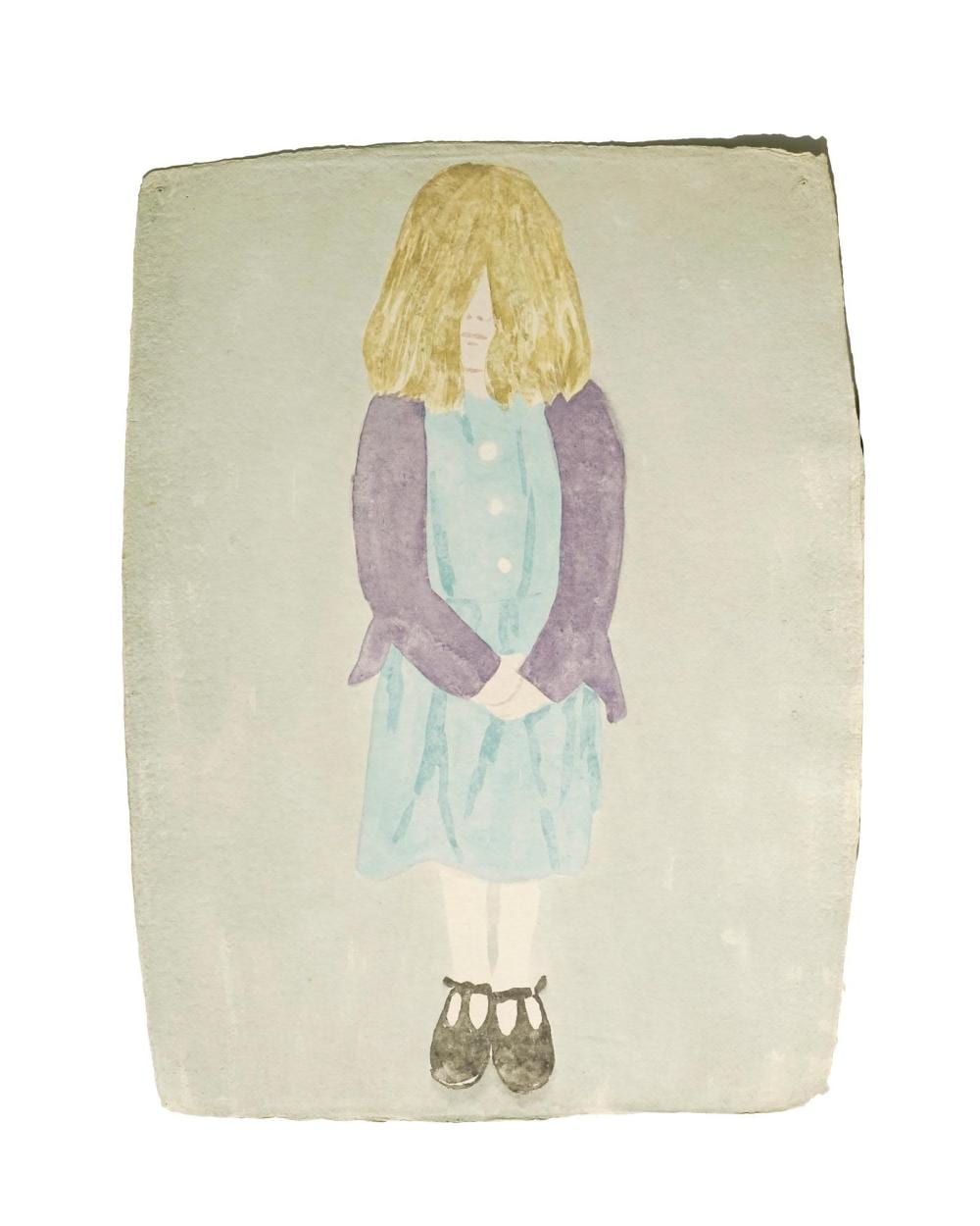 James Rielly comparable auction result: james rielly 1956 hair 2001 aquarelle sur papier indien fait main sign e titr e et dat e 81x60 cm