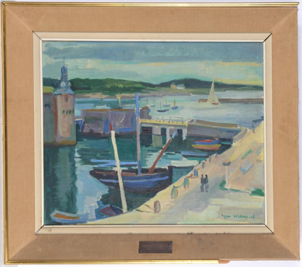 Roger Worms comparable auction result: roger worms painting