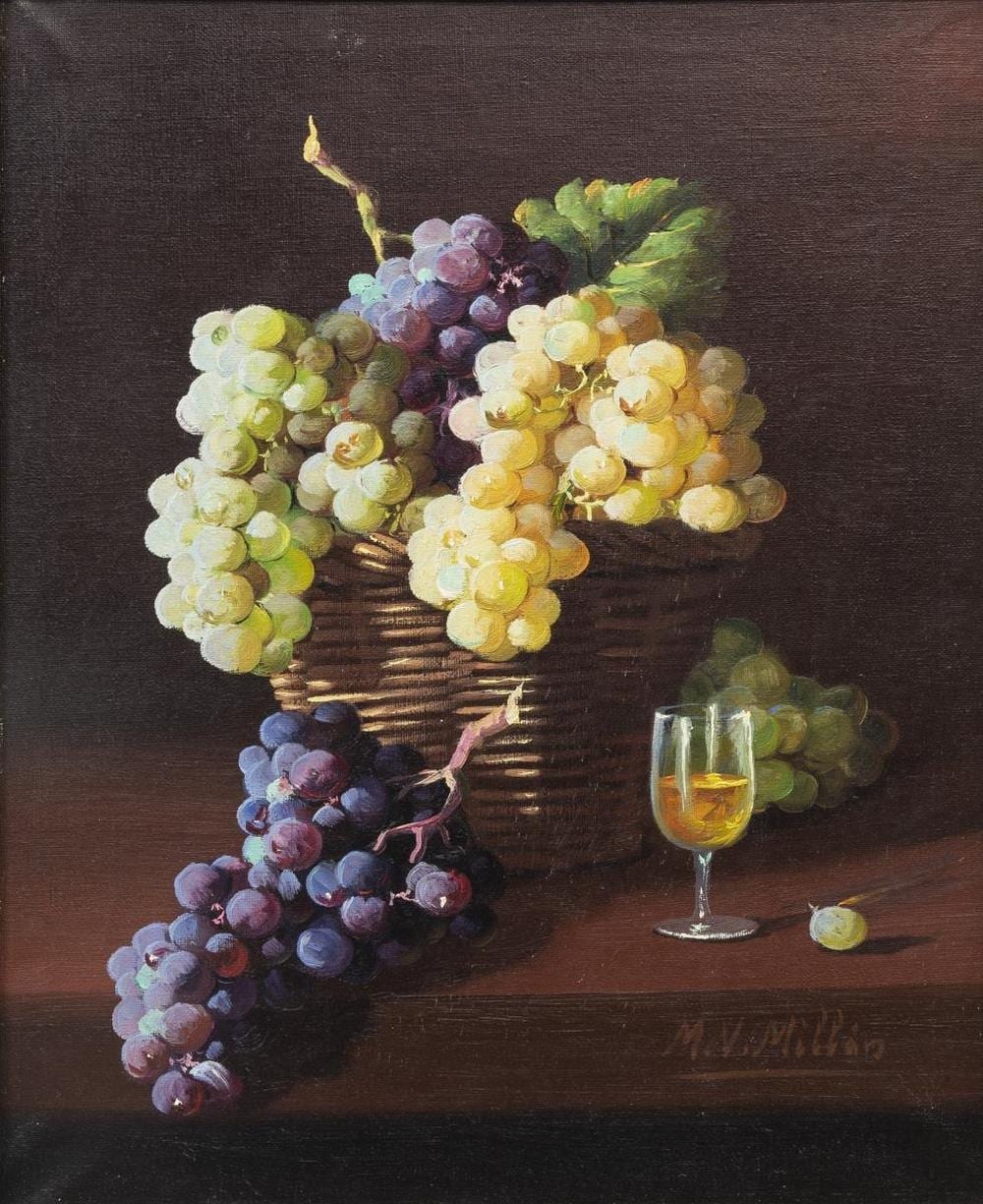 manuel ventura millan d 1984 still life painting · Austin Auction Gallery · 2019-09-22 Manuel Ventura Millan comparable auction result: manuel ventura millan d 1984 still life painting