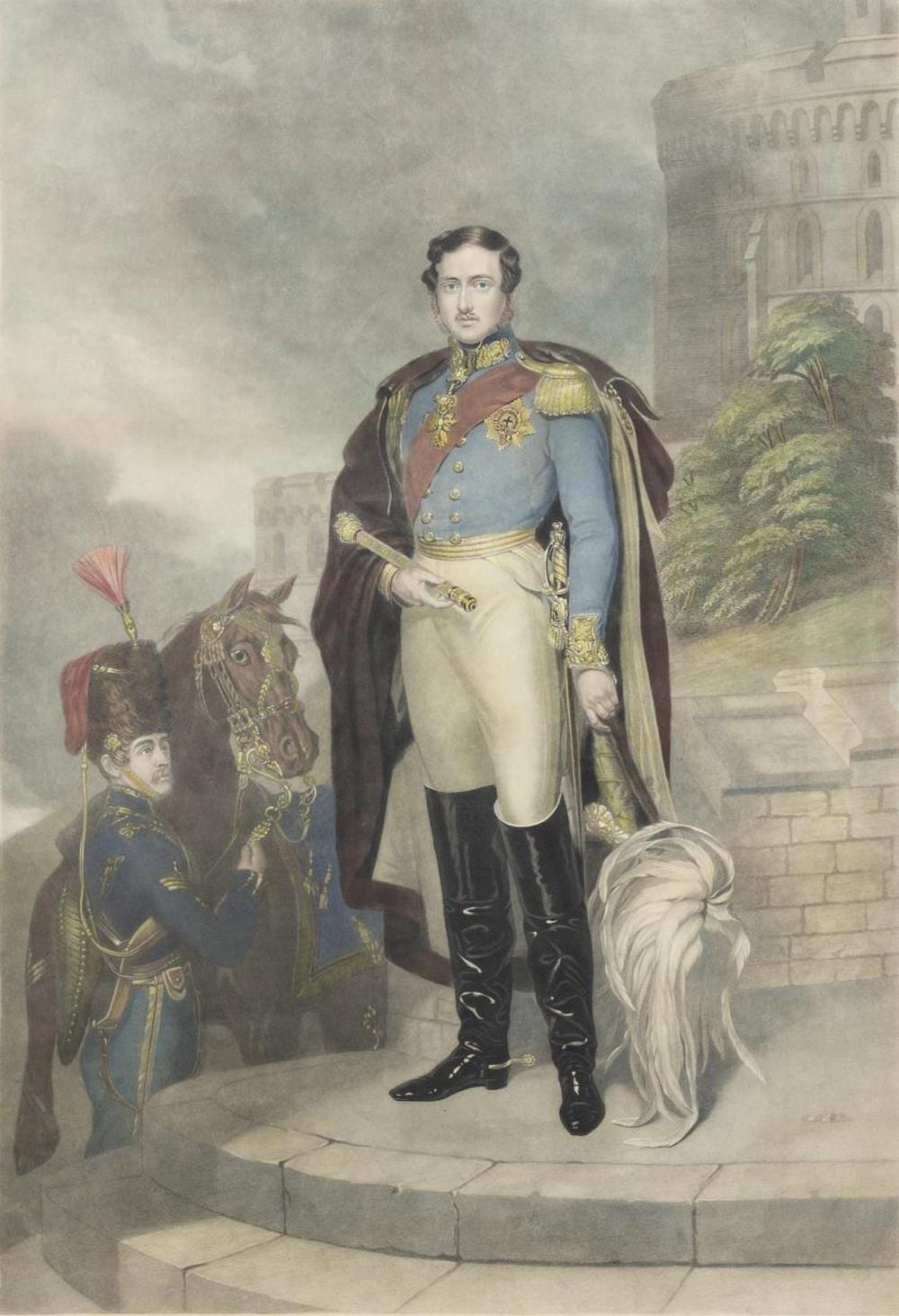 John Lucas comparable auction result: prince albert framed mezzotint after john lucas
