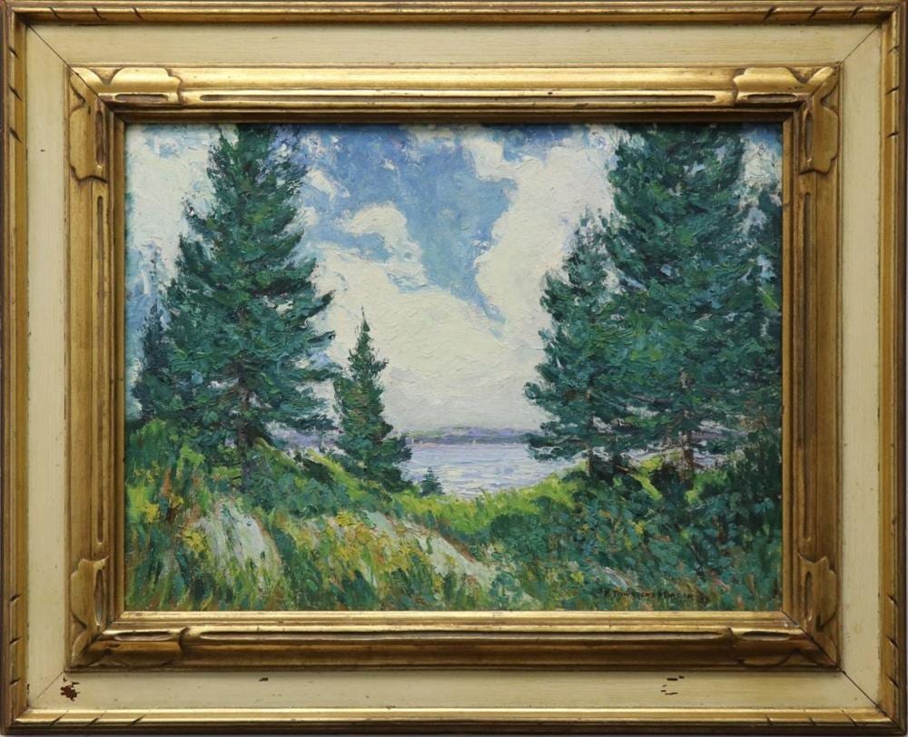 Franklin Townsend Morgan comparable auction result: franklin townsend morgan oil chesapeake bay