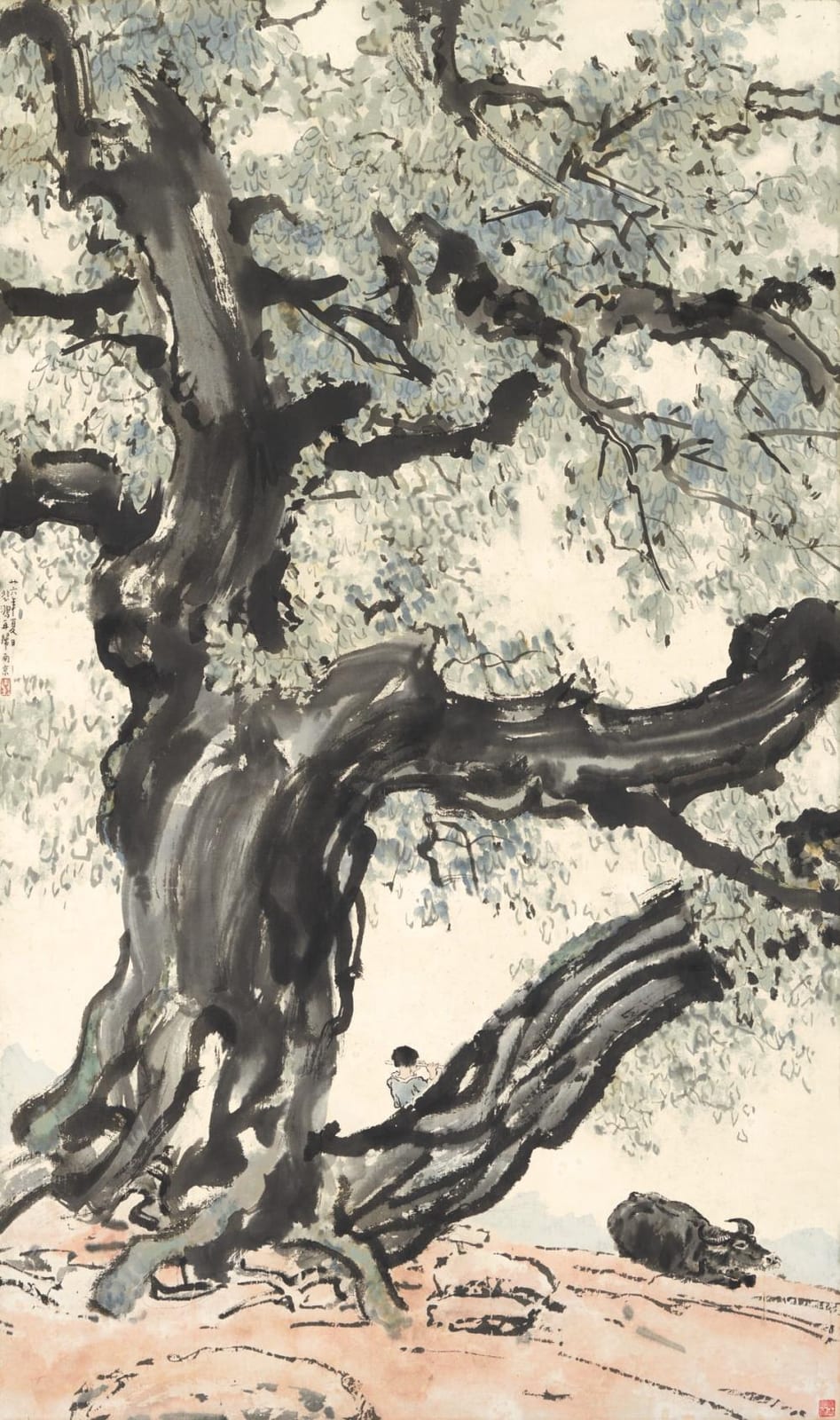 Xu Beihong | Herdboy Under the Tree comparable sale