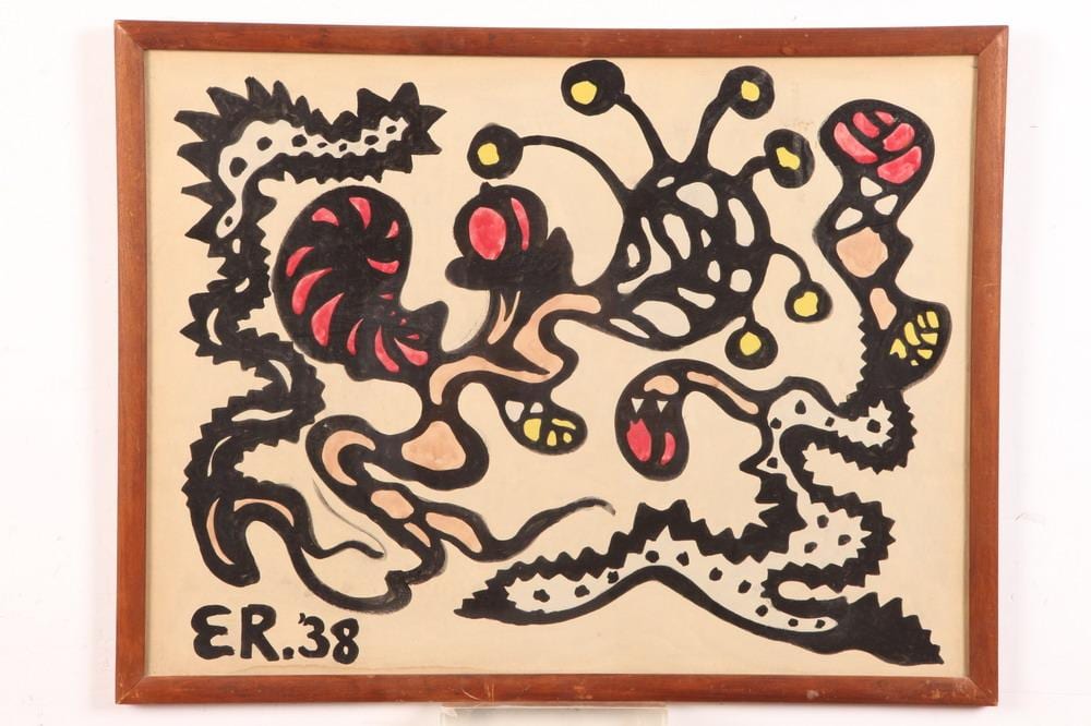 Edward Pechmann Renouf comparable auction result: edward pechmann renouf american 1907 2003 emergent thought signed and dated 38 lower left watercolor gouache