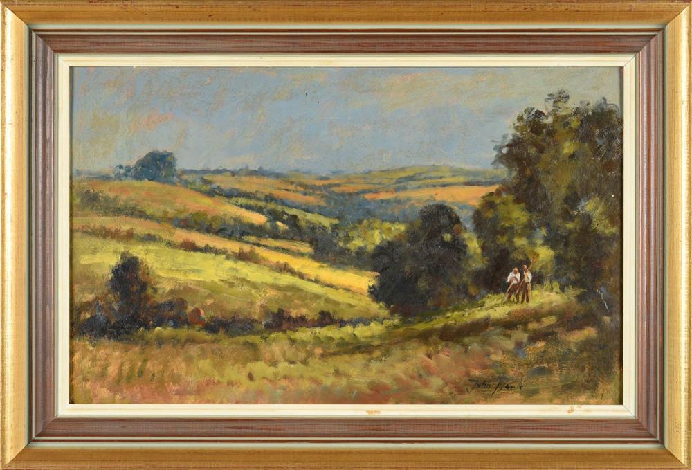 john neale british 20th 21st c distant cornfields oil on canvas · Huntington Museum of Art · 2019-10-06 John Neale comparable auction result: john neale british 20th 21st c distant cornfields oil on canvas