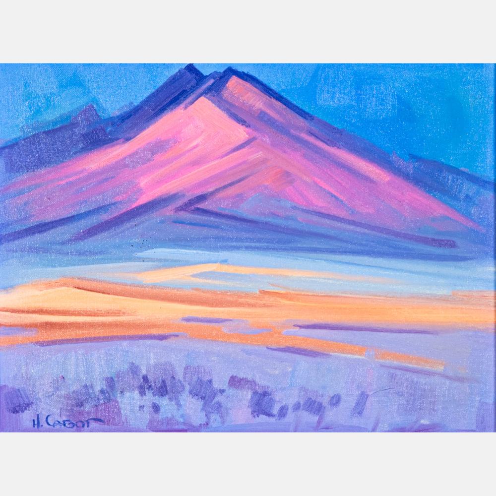 Hugh Cabot comparable auction result: hugh cabot american 1930 2005 desert sorbet oil on canvas