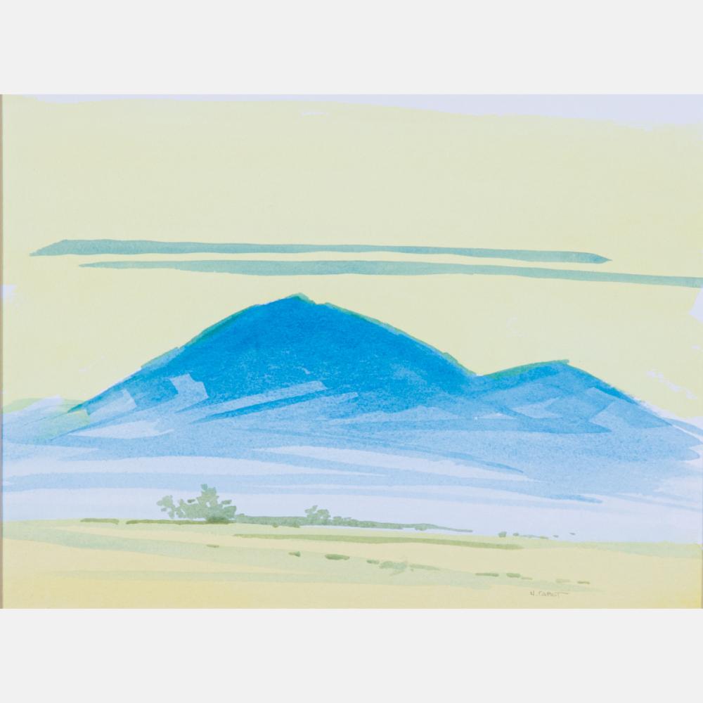 Hugh Cabot comparable auction result: hugh cabot american 1930 2005 quiet morning watercolor