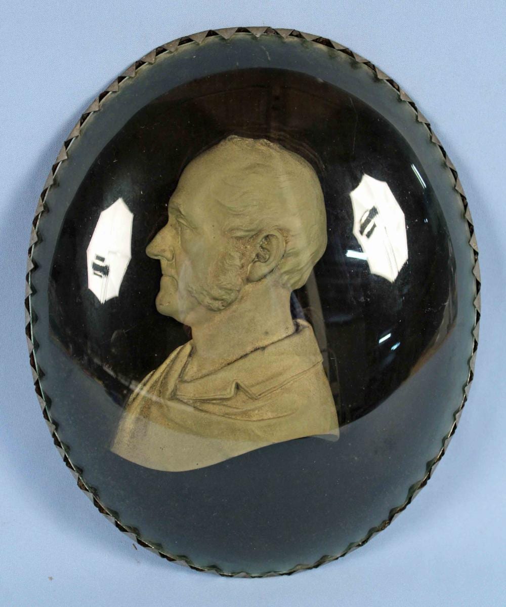 John Quincy Adams Ward comparable auction result: john quincy adams ward 1830 1910 relief plaque