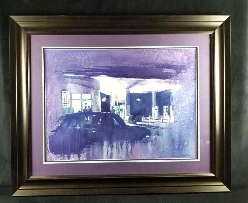 Luis Enrique Camejo comparable auction result: luis enrique camejo signed watercolor