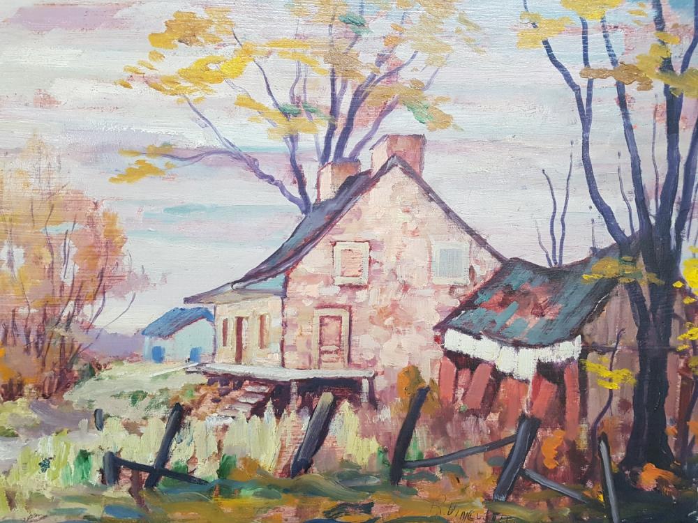 Romeo Vincelette comparable auction result: romeo vincelette 1902 1979 oil on board