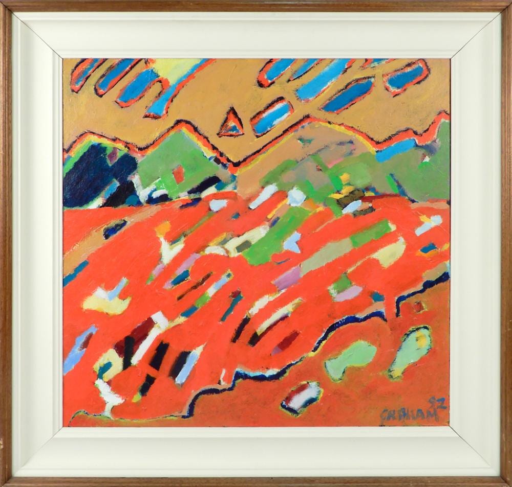 Alan Graham comparable auction result: alan graham oil on canvas