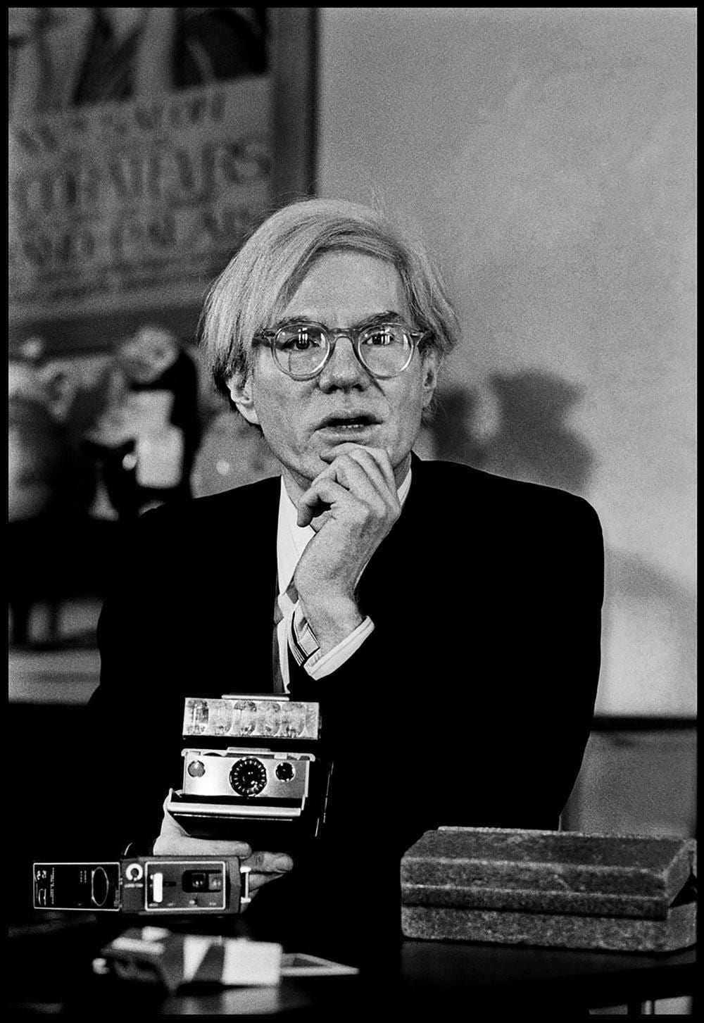 Jean-Pierre Laffont comparable auction result: jean pierre laffont n en 1935 andy warhol new york 1974 tirage argentique sign