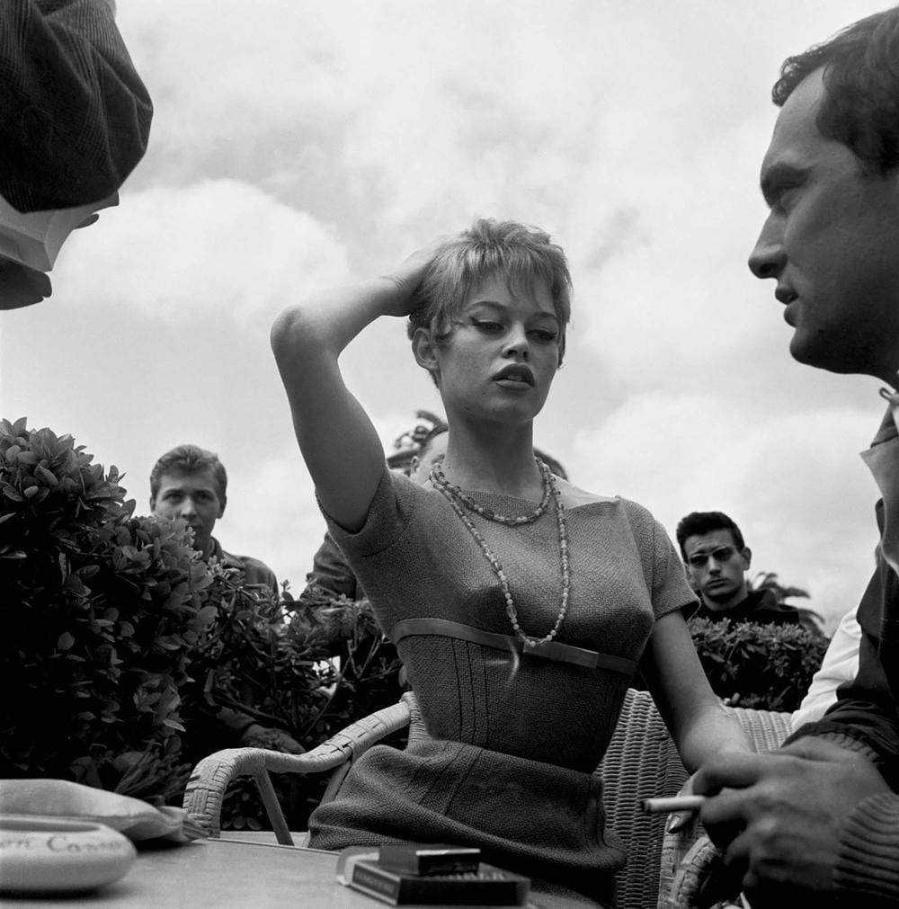 Serge Lido comparable auction result: serge lido 1906 1984 brigitte bardot cannes 1956 tirage argentique tampon press au dos
