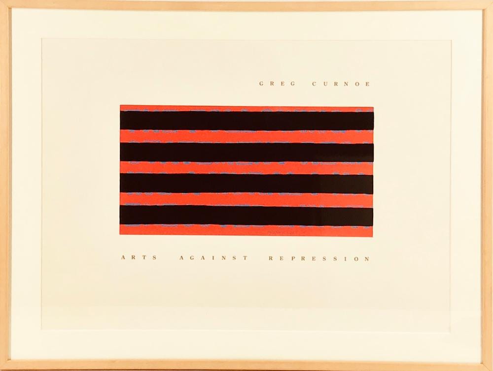 Greg Curnoe comparable auction result: greg curnoe 1936 1992 proposal 1 arts against repression