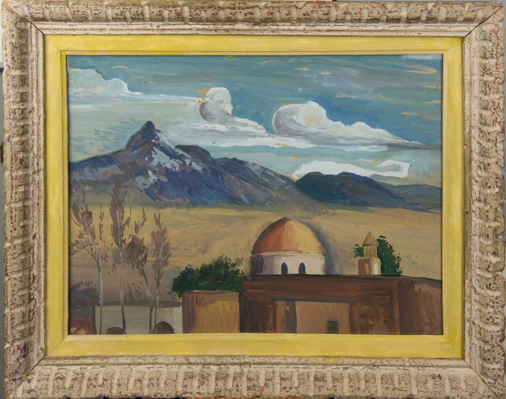 Sarkis Katchadourian comparable auction result: sarkis katchadourian armenian watercolor india scene