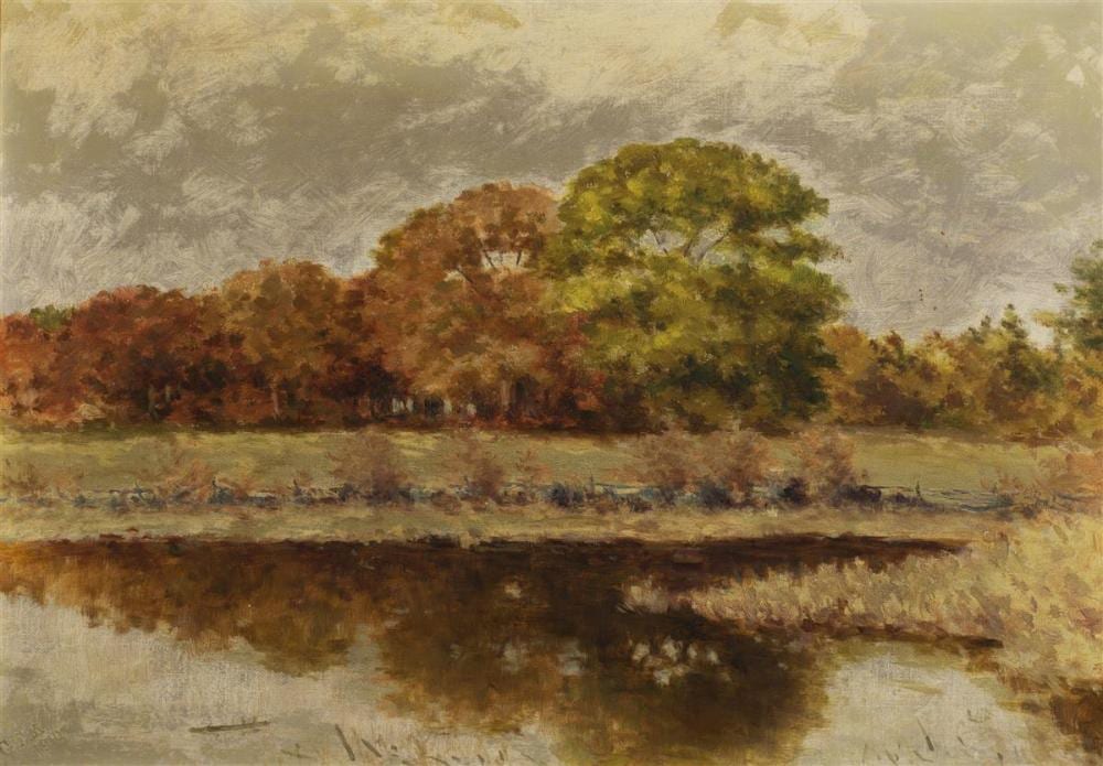 George Frederick Morse comparable auction result: george frederick morse am 1834 1925 landscape oil on canvas 14 x 20 actual 21 5 x 28 framed