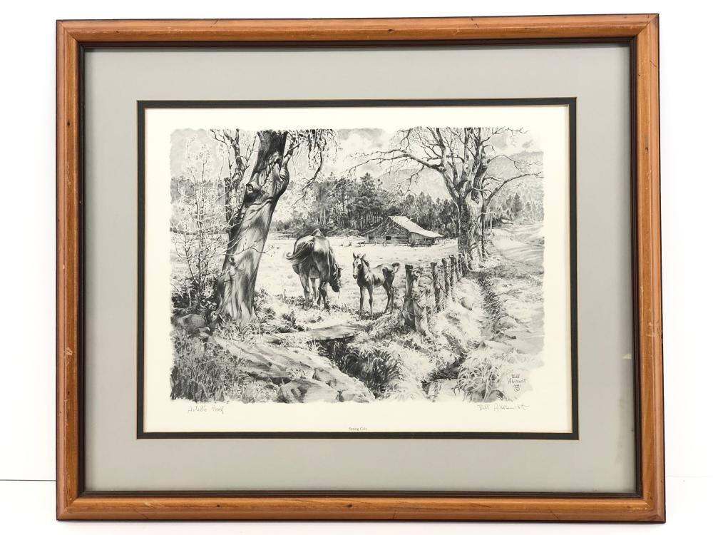 William Harry Ahrendt comparable auction result: bill ahrendt spring colt print