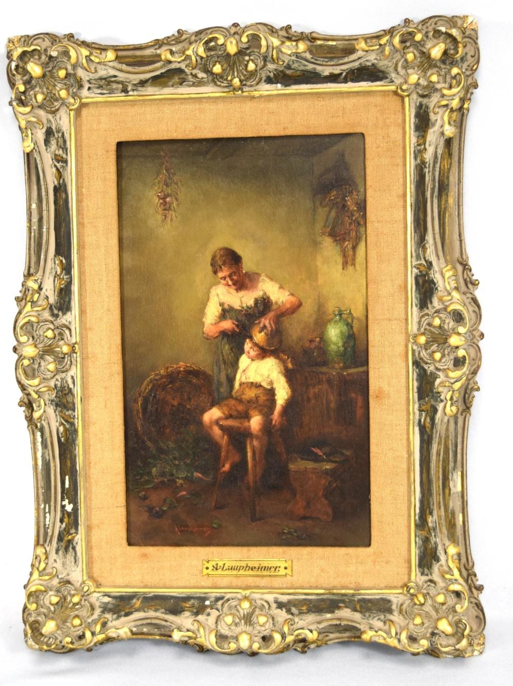 anton laupheimer oil painting · White's Auctions · 2019-10-20 Anton Laupheimer comparable auction result: anton laupheimer oil painting
