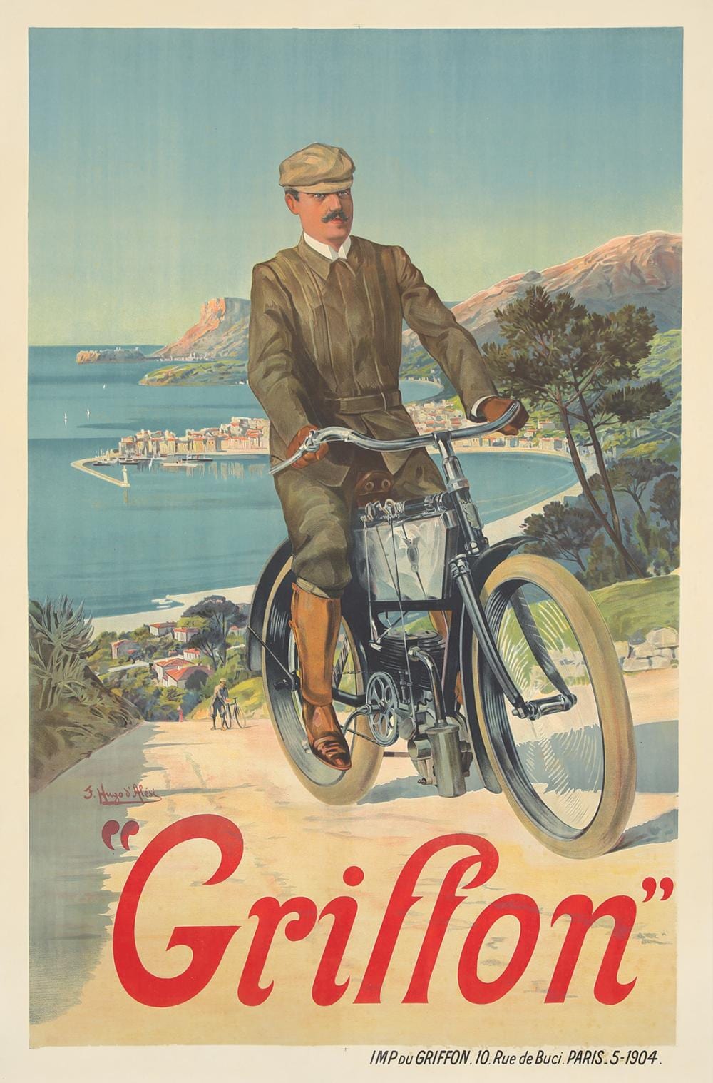 Hugo d' Alési comparable auction result: griffon 1904