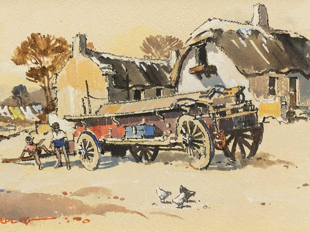 johnnie de kock sa born 1937 3 x watercolours donkey carts signed 17 x 38 2 10 x 24 · 5th Avenue Auctioneers · 2019-10-27 Johnnie de Kock comparable auction result: johnnie de kock sa born 1937 3 x watercolours donkey carts signed 17 x 38 2 10 x 24