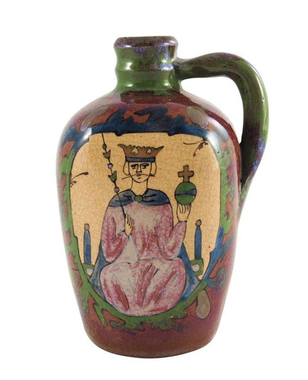 Louis Etienne Desmant comparable auction result: louis etienne desmant a french faience bayeux tapestry lust