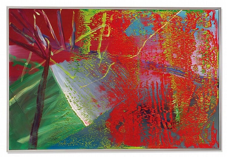 Gerhard Richter (B. 1932) Abstraktes Bild oil on canvas 78 ¾ x 118 ¼in. (200 x 300.4cm.) comparable sale