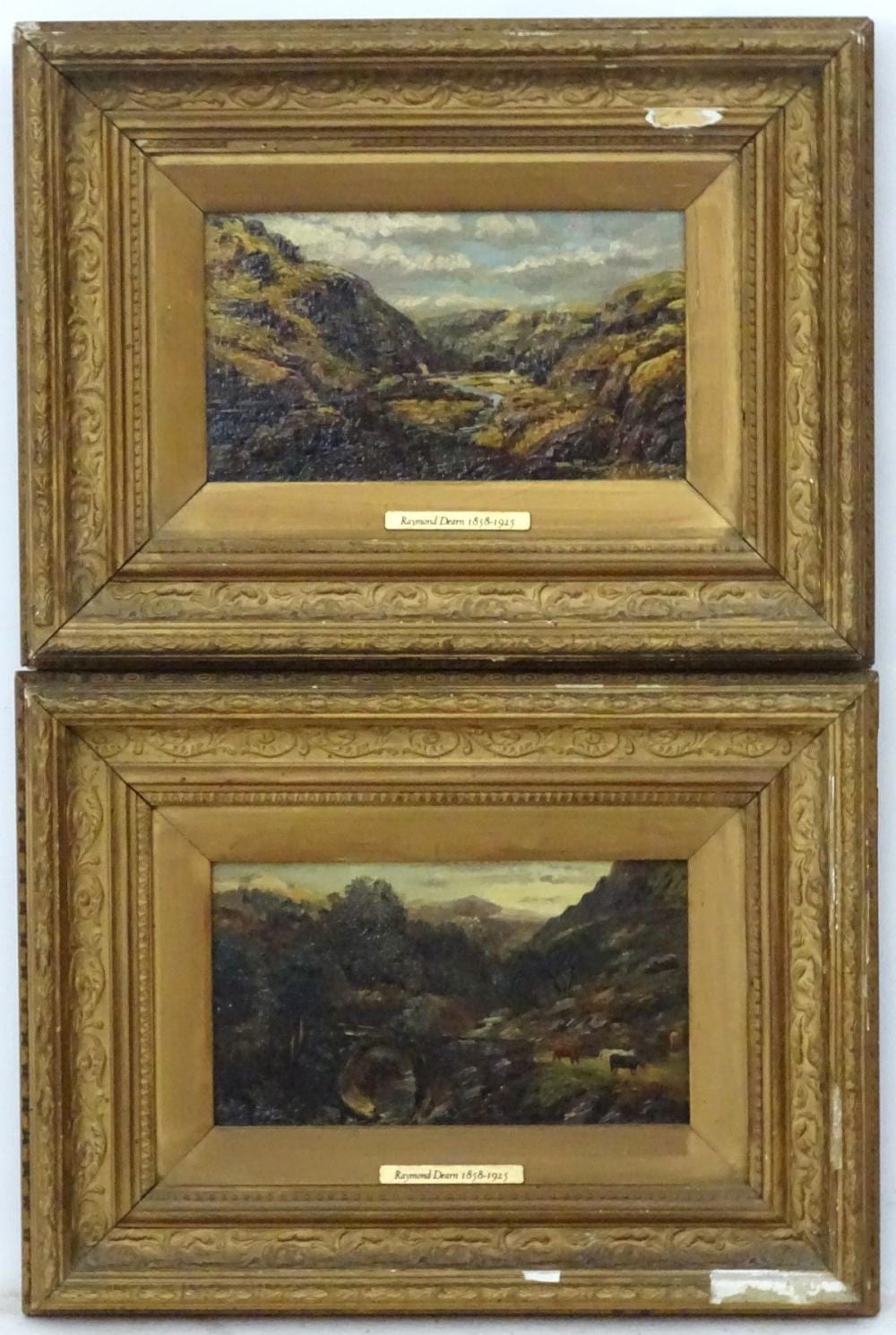Raymond Dearn comparable auction result: raymond dearn 1858 1925 oil on canvas a river