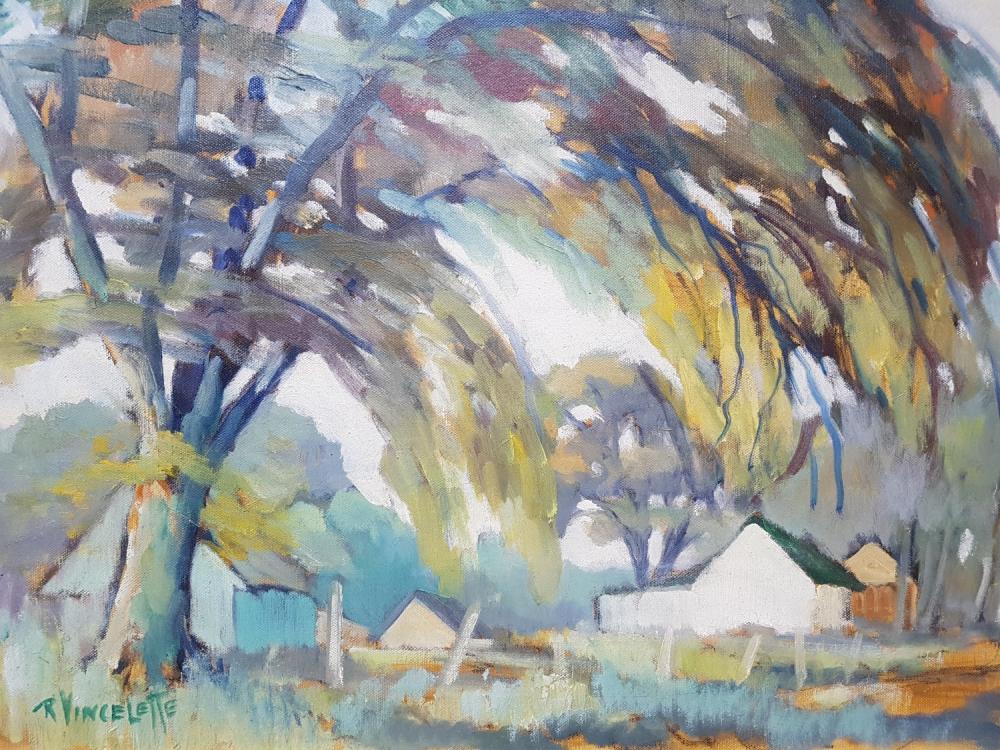 Romeo Vincelette comparable auction result: romeo vincelette oil on canvas