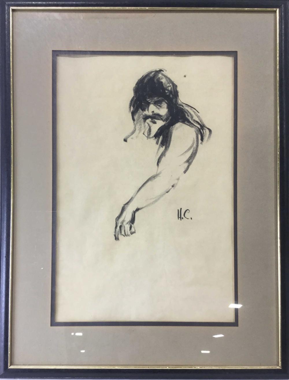 Hugh Cabot comparable auction result: hugh cabot 1930 2005 charcoal on paper