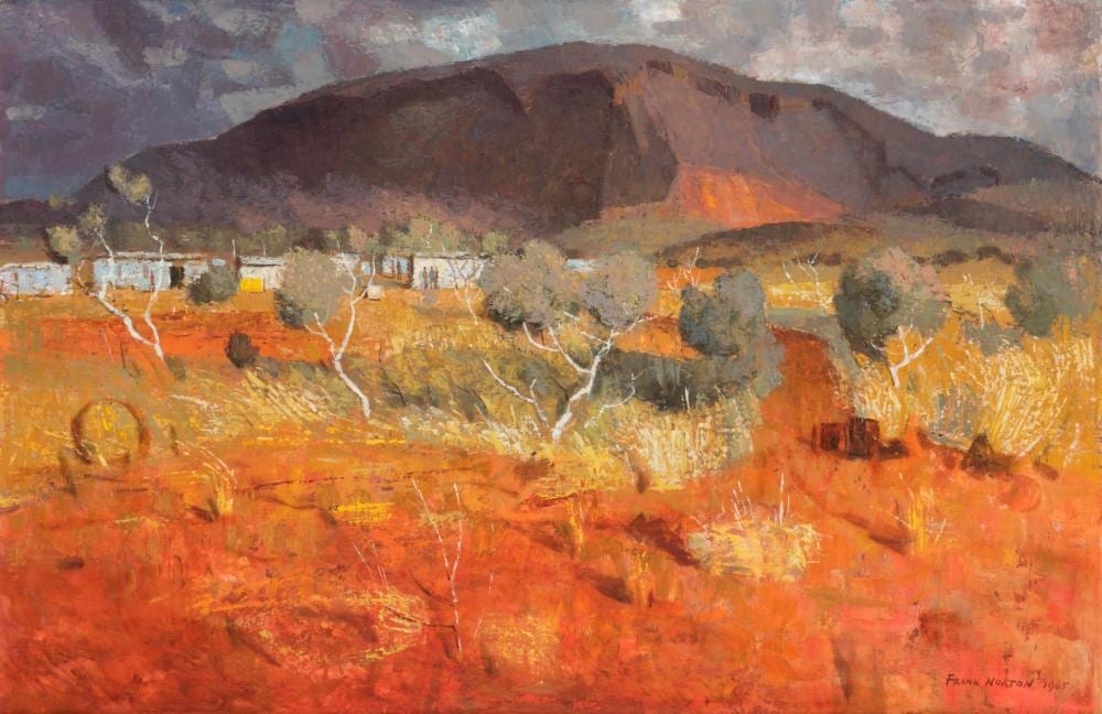 Frank Norton comparable auction result: frank norton 1916 1983 mount tom price 1965