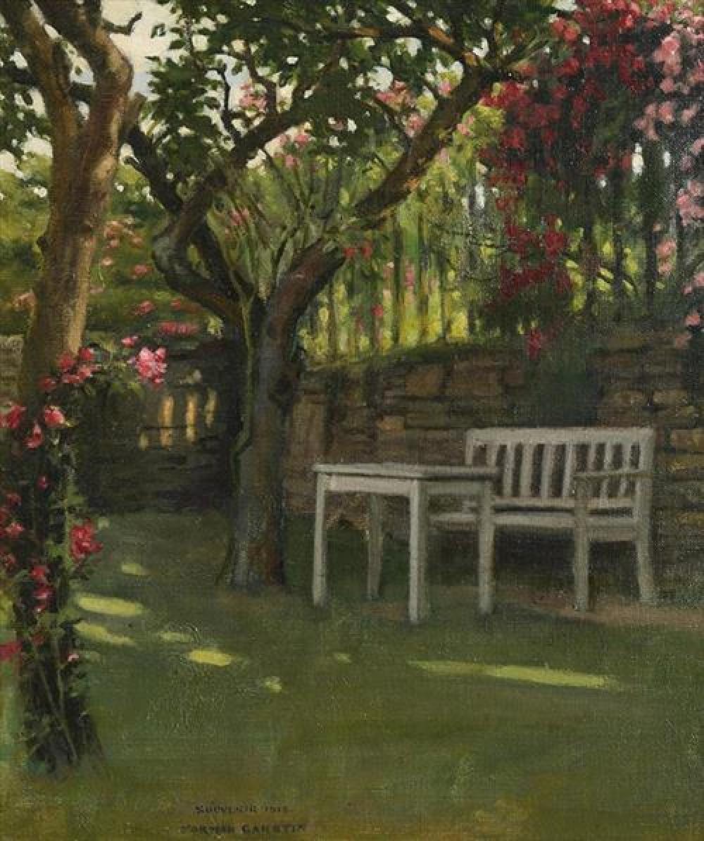 Norman Garstin comparable auction result: norman garstin 1847 1926 british the garden of calendars burford 1918