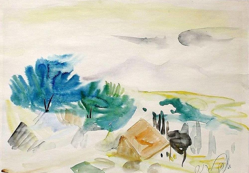 Hannah Lerner comparable auction result: hannah lerner rubinstein israeli polish 1909 1997