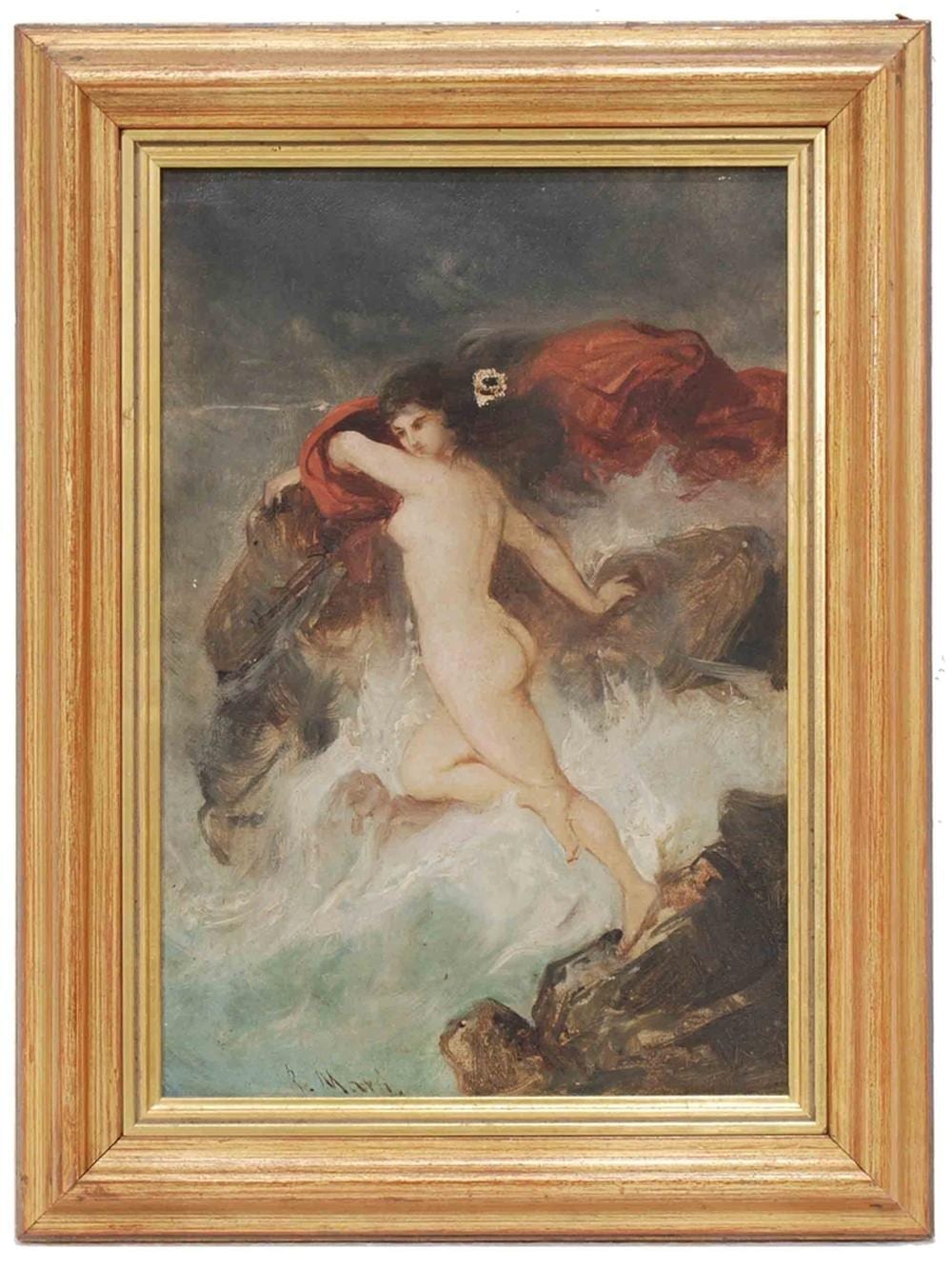 Ramon Marti Alsina comparable auction result: ramon marti alsina 1826 1894 nymph circa 1882