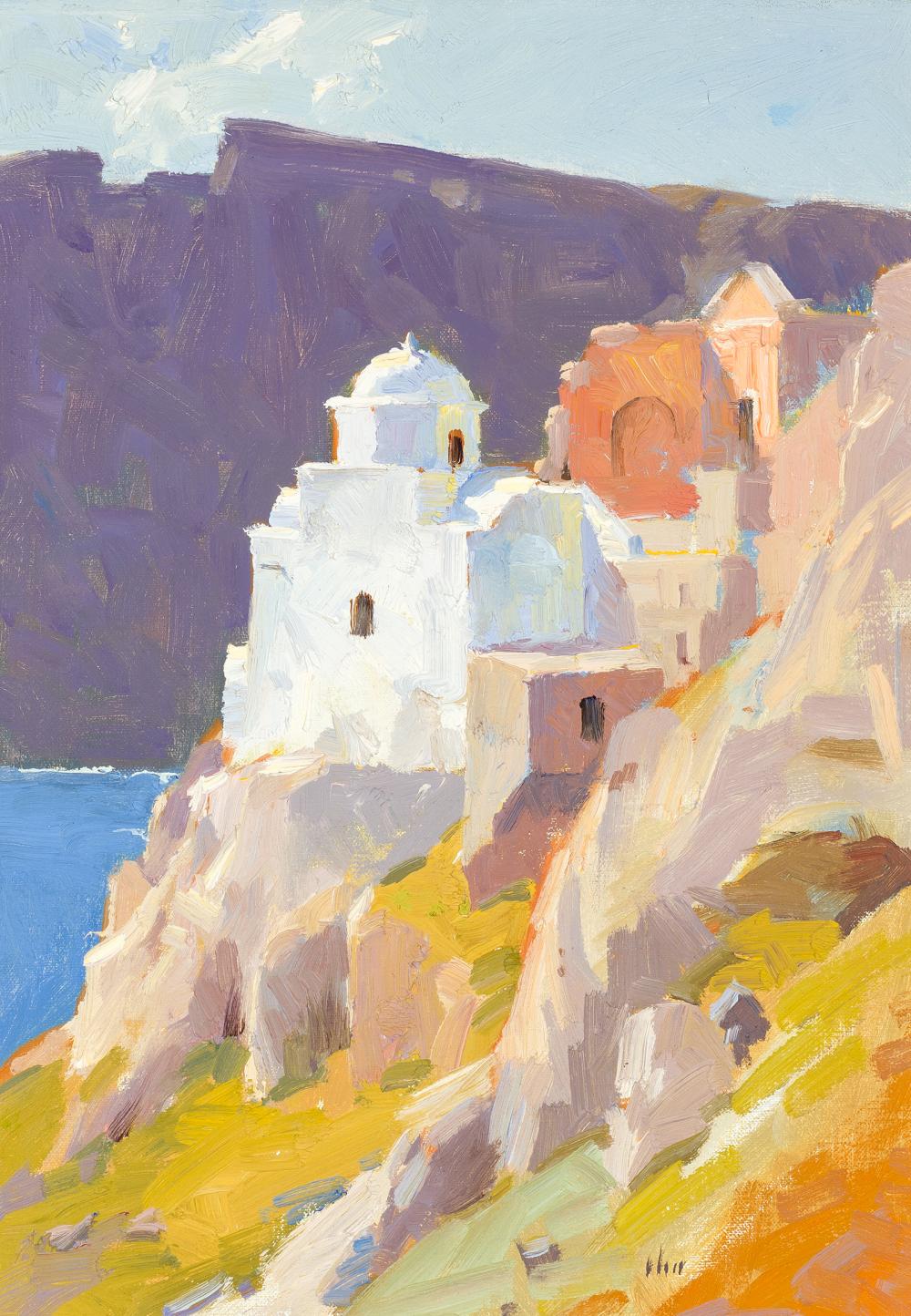 Kang Yon Cho comparable auction result: kang yon cho santorini