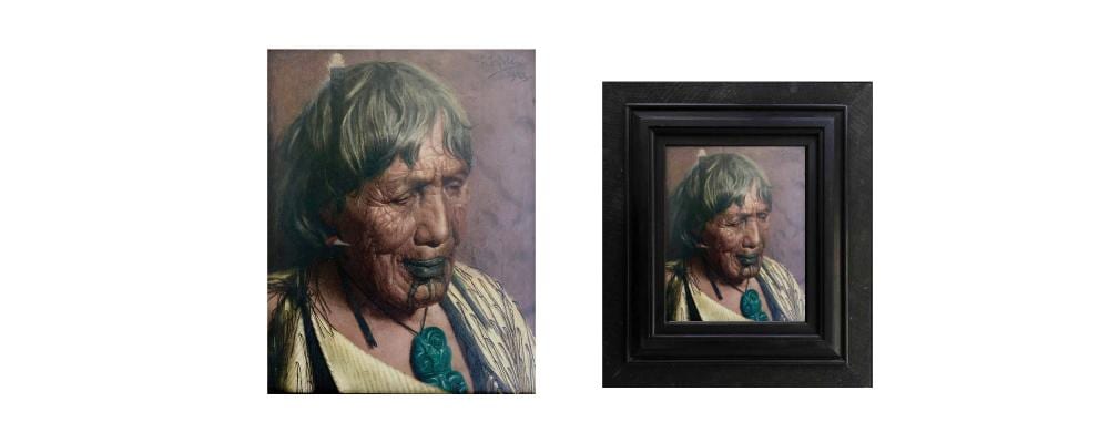 Charles Frederick Goldie comparable auction result: charles frederick goldie a happy thought te aitu te irikau a noted arawa chieftainess