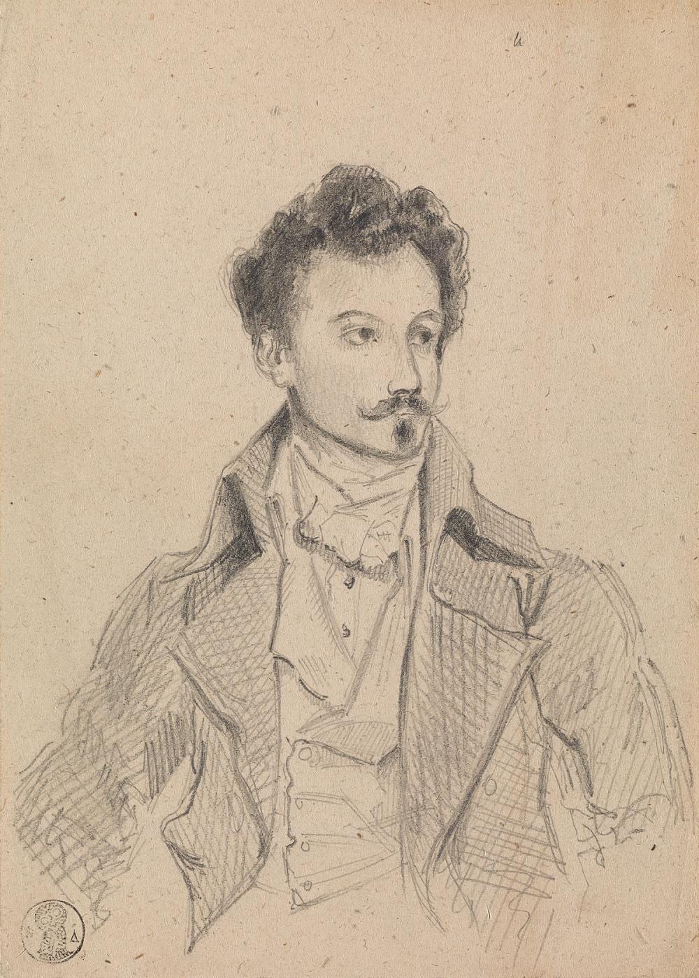 Eugène Devéria comparable auction result: eug ne dev ria paris 1805 1865 pau two drawings