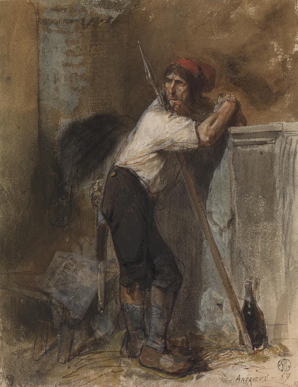 cl ment auguste andrieux paris 1829 1880 samois sur seine a sans culotte with a pike · Swann Auction Galleries · 2019-11-05 Clément Auguste Andrieux comparable auction result: cl ment auguste andrieux paris 1829 1880 samois sur seine a sans culotte with a pike