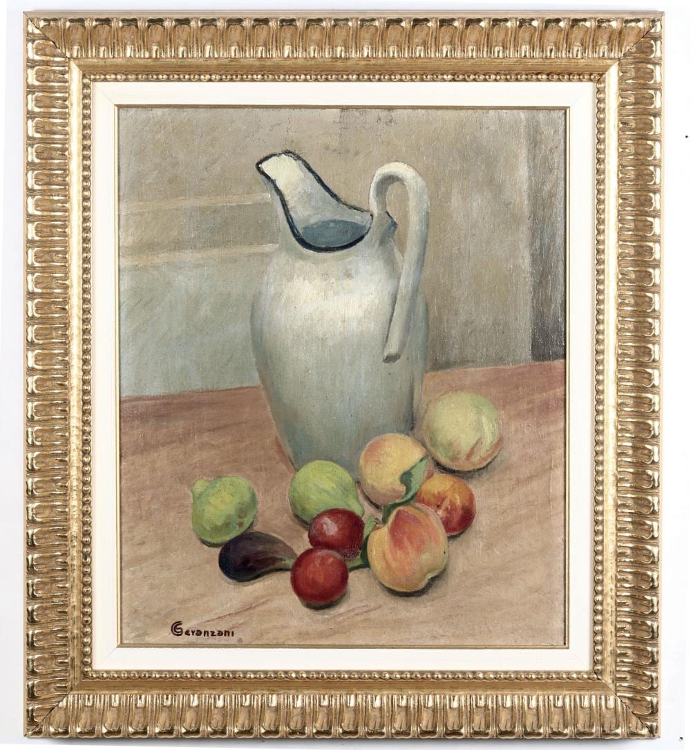 Cornelio Geranzani comparable auction result: cornelio geranzani genova 1880 1955 natura morta