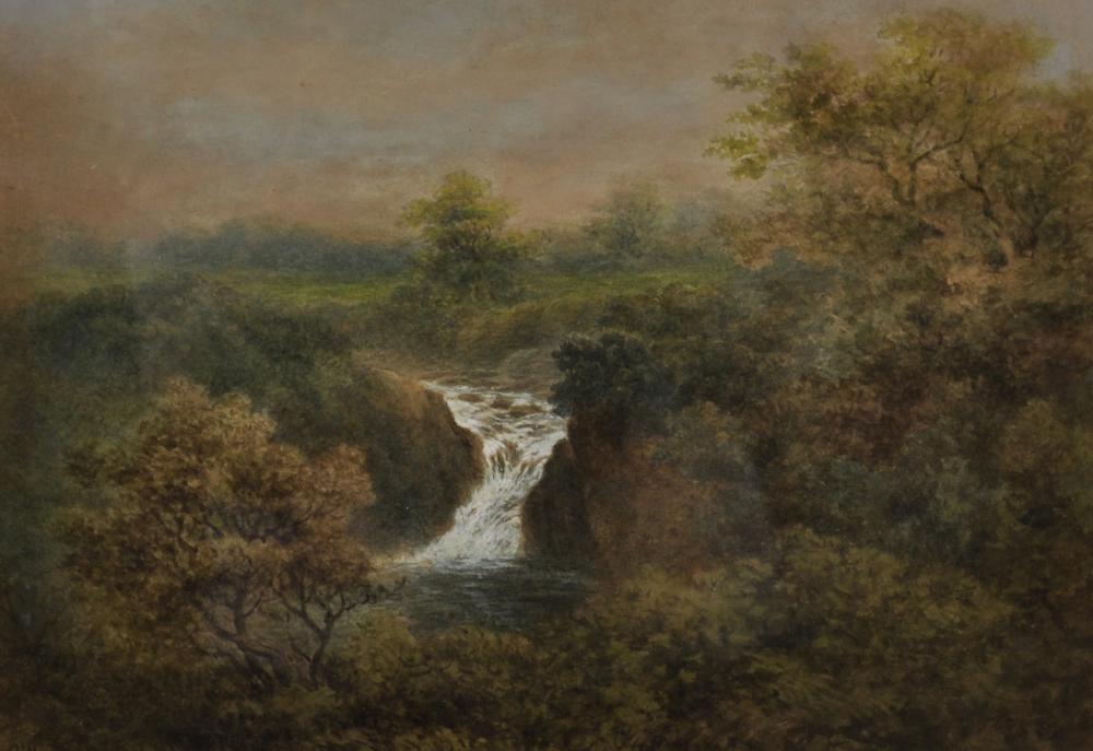 William Ward Gill comparable auction result: william ward gill 1823 1894 british a river landscape with a river in full spate watercolour signed 7 75 x 10 75