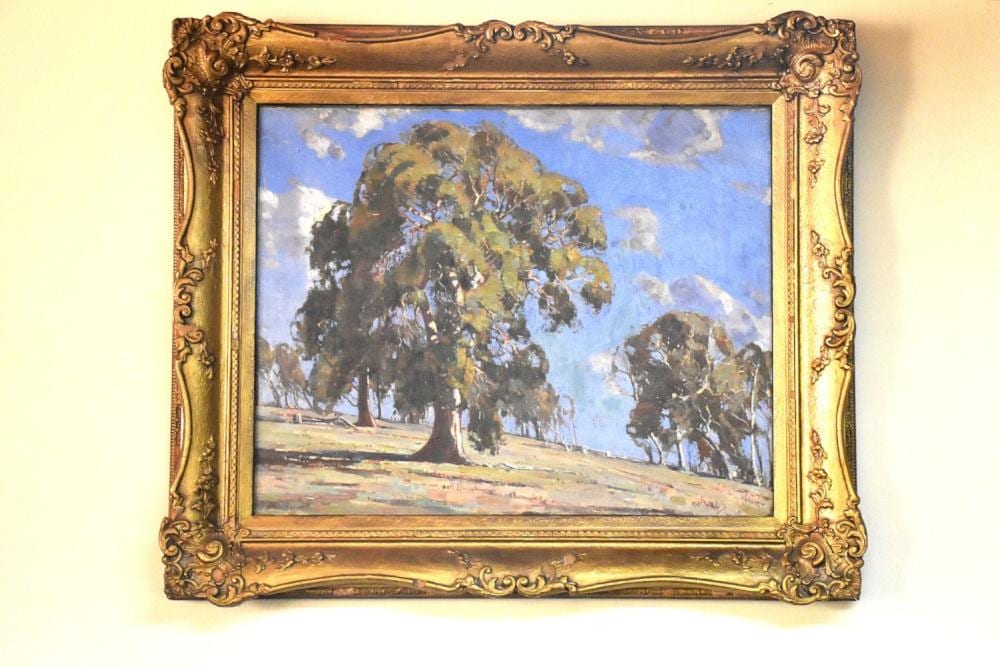 Robert Waden comparable auction result: robert waden a 19th century original oil on canvas depicting the hillside landscape supported in gi