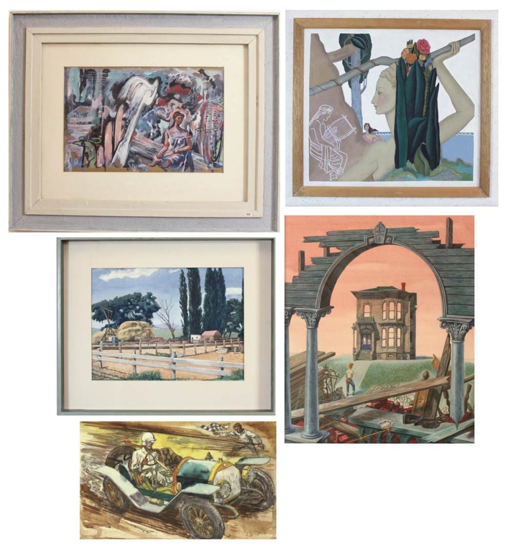 ernest richardson oregon 1900 1981 five mixed m · O'Gallerie · 2019-10-28 Ernest Richardson comparable auction result: ernest richardson oregon 1900 1981 five mixed m