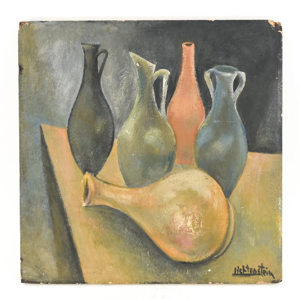 Icchok Lichtenstein comparable auction result: isaac lichtenstein 1887 1981 o p still life